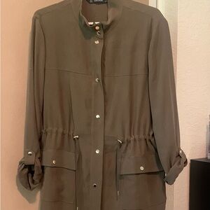 Zara Khaki Utility Jacket